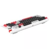 MONKA BILL MONKA Storm vezeték nélküli gaming billentyűzet - Fehér - US /MONKA Violet Linear/