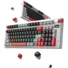 MONKA BILL MONKA Storm vezeték nélküli gaming billentyűzet - Fehér - US /MONKA Violet Linear/