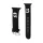 CG MOBILE Apple Watch Series 5 44mm KARL LAGERFELD KARL AND CHOUPETTE HEAD NFT pótszíj egyedi méret, fém csat, FEKETE