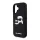 CG MOBILE iPhone 16 KARL LAGERFELD 3D RUBBER DOUBLE HEADS szilikon telefonvédő ütésállóság, 3D, FEKETE