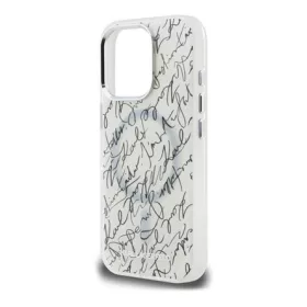   CG MOBILE iPhone 16 Pro KARL LAGERFELD IML KARL SCRIPT PATTERN MAGSAFE szilikon telefonvédő ütésállóság, MagSafe, FEHÉR