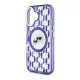 CG MOBILE iPhone 16 KARL LAGERFELD IML MONOGRAM K&CH HEADS MAGSAFE szilikon telefonvédő ütésállóság, MagSafe, LILA