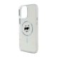 CG MOBILE Apple iPhone 16 Pro Max KARL LAGERFELD IML CHOUPETTE HEAD METAL FRAME MAGSAFE szilikon telefonvédő ütésállóság, ÁTLÁTSZÓ