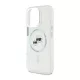 CG MOBILE iPhone 16 Pro Max KARL LAGERFELD IML K&CH HEADS METAL FRAME MAGSAFE szilikon telefonvédő ütésállóság, MagSafe, ÁTLÁTSZÓ