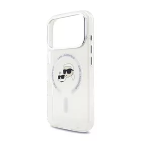   CG MOBILE iPhone 17 Pro KARL LAGERFELD IML K&CH HEADS METAL FRAME MAGSAFE szilikon telefonvédő ütésállóság, MagSafe, ÁTLÁTSZÓ