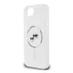 CG MOBILE iPhone 16e KARL LAGERFELD IML K&CH HEADS METAL FRAME MAGSAFE szilikon telefonvédő ütésállóság, MagSafe, ÁTLÁTSZÓ