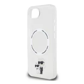   CG MOBILE iPhone 16e KARL LAGERFELD IML KARL AND CHOUPETTE MAGSAFE szilikon telefonvédő ütésállóság, MagSafe, ÁTLÁTSZÓ