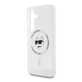   CG MOBILE Samsung S25 KARL LAGERFELD IML CHOUPETTE HEAD MAGSAFE szilikon telefonvédő ütésállóság, MagSafe, ÁTLÁTSZÓ