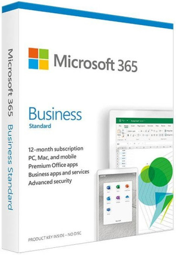 Microsoft-DS M365 Bus Standard Retail English EuroZone Subscr 1YR Medialess P8