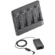 Zebra 4 BAY SPARE BATTERY CHARGER KIT INCL. PWR NO LINE CORD           IN