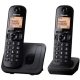 Panasonic KX-TGC212PDB DUO DECT asztali telefon fekete