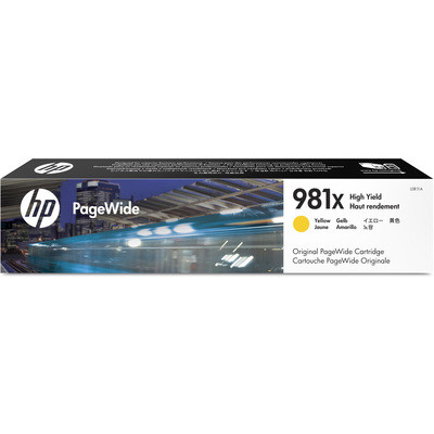 HP 981X nagy kapacitású sárga tintapatron