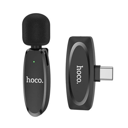 HOCO L15 Lavalier mikrofon fekete
