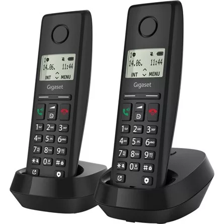 Gigaset PURE 200 Duo vezeték nélküli asztali telefon fekete
