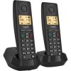 Gigaset PURE 200 Duo vezeték nélküli asztali telefon fekete