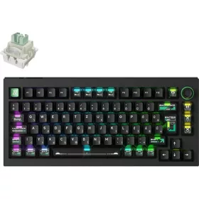   Keychron Lemokey L5 HE USB magyar gaming Lemokey Lime Magnetic mechanikus billentyűzet fekete