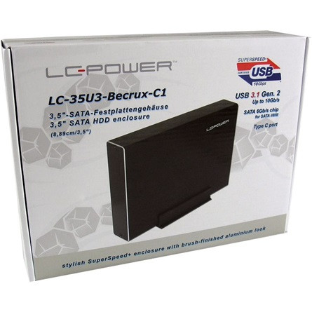 LC-Power MBR LC Power Külső 3,5" LC-35U3 - Becrux