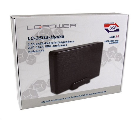 LC-Power MBR LC Power Külső 3,5" LC-35U3 - Hydra