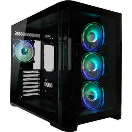LC-Power HÁZ LC Power - LC-8001B-ON hangszigetelt ATX ház