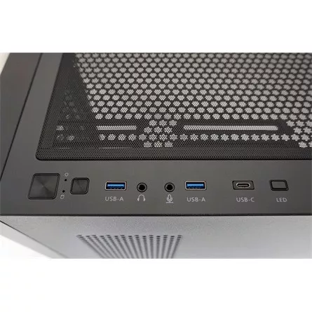LC-Power Obsession táp nélküli ablakos Mid Tower számítógépház fekete