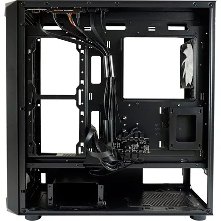 LC-Power Obsession táp nélküli ablakos Mid Tower számítógépház fekete