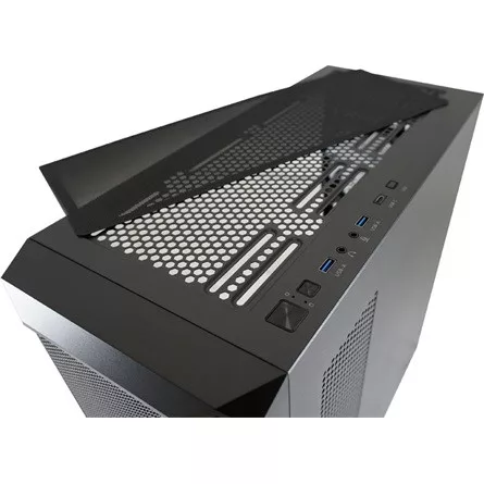 LC-Power Obsession táp nélküli ablakos Mid Tower számítógépház fekete