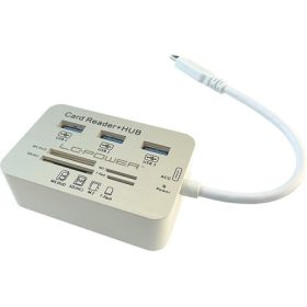   LC-Power USB HUB LC Power LC-HUB-C-CR 4 port USB 3.0 multi card reader