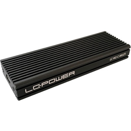 LC-Power MBR LC Power Külső ház - USB 3.2 Type-C - NVMe vagy SATA M.2 - LC-M2-C-MULTI-2
