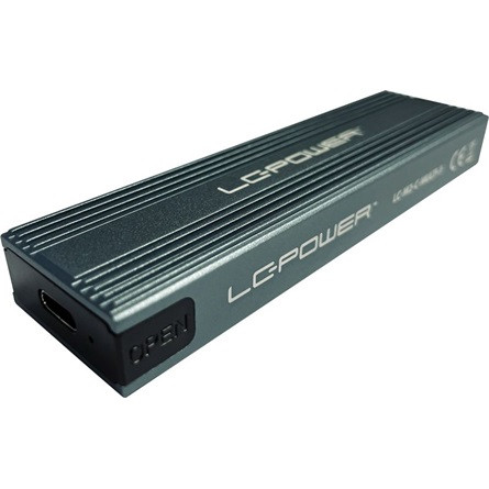 LC-Power MBR LC Power Külső ház - USB 3.2 Type-C - NVMe vagy SATA M.2 SSD - LC-M2-C-MULTI-3