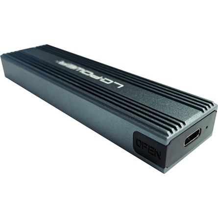 LC-Power MBR LC Power Külső ház - USB 3.2 Type-C - NVMe vagy SATA M.2 SSD - LC-M2-C-MULTI-3