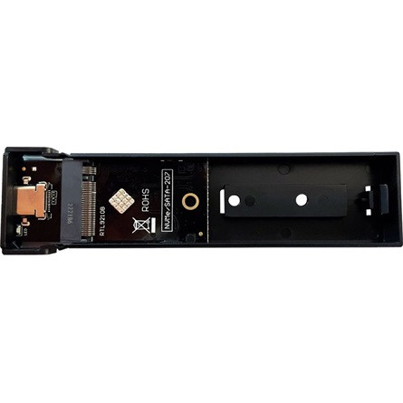 LC-Power MBR LC Power Külső ház - USB 3.2 Type-C - NVMe vagy SATA M.2 SSD - LC-M2-C-MULTI-3