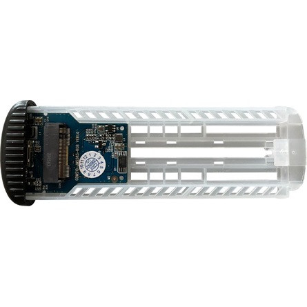 LC-Power LC-M2-C-NVME-2 M.2 2280 PCIe NVMe USB-C 3.2 Gen2×1 külső ház fekete