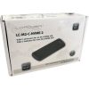 LC-Power LC-M2-C-NVME-2 M.2 2280 PCIe NVMe USB-C 3.2 Gen2×1 külső ház fekete