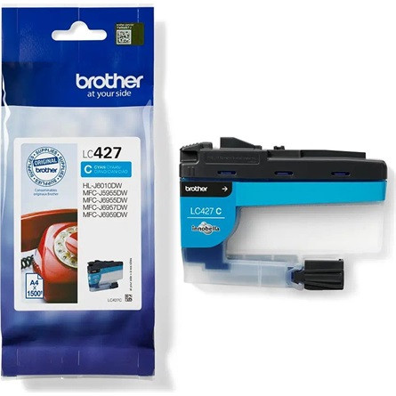 Brother LC427C tintapatron ciánkék