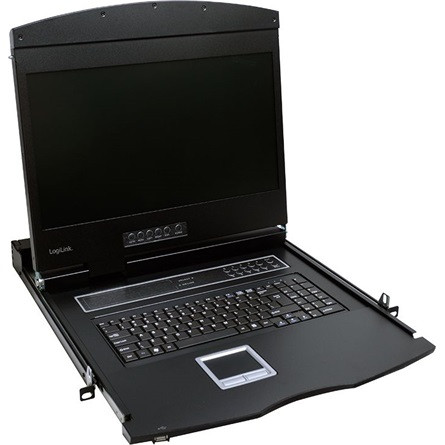 Logilink KVM Console with 19"LCD Panel, German keyboard layout