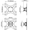 SBOX LCD-2900B 19"-43" TV fali tartó fekete