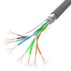 Lanberg Cat.5e F/UTP rézzel bevont (CCA) patch kábel 305m, AWG24, PVC, 100Mhz, Fca, szürke