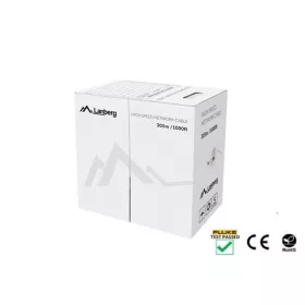 Lanberg fali kábel Cat6 UTP 305 m, réz, szürke