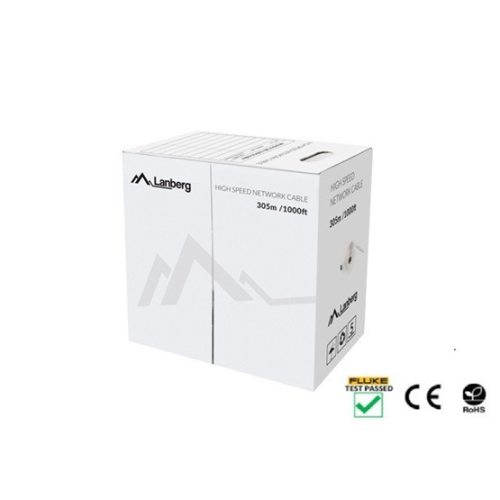 Lanberg fali kábel Cat6 UTP 305 m, réz, szürke