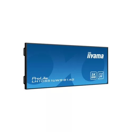 iiyama Prolite, IPS 24/7, 104,7" 5120x2160, 21:9, 500cd, 8ms, 1200:1,HDMI/DPx2/USB-C/USBx4/RJ45, LH10551UWS-B1AG