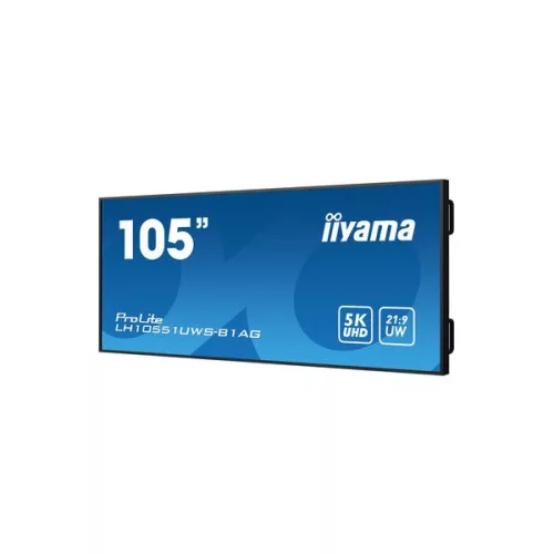 iiyama Prolite, IPS 24/7, 104,7" 5120x2160, 21:9, 500cd, 8ms, 1200:1,HDMI/DPx2/USB-C/USBx4/RJ45, LH10551UWS-B1AG