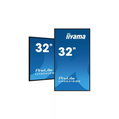 iiyama Prolite, IPS 24/7, 31,5" 1920x1080, 16:9, 350cd, 8ms, 1200:1,HDMIx3/VGA/USB/RS-232c/RJ45/IR LH3241S-B2
