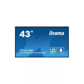   iiyama Prolite 24/7, 42,5" 3840 x 2160, 16:9, 500cd, 6,5ms,4000:1,HDMIx3/USBx2/RS-232c/RJ45/ LH4360UHS-B2AG