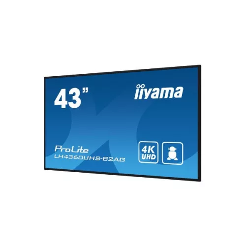 iiyama Prolite 24/7, 42,5" 3840 x 2160, 16:9, 500cd, 6,5ms,4000:1,HDMIx3/USBx2/RS-232c/RJ45/ LH4360UHS-B2AG