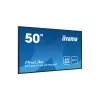 iiyama Prolite 24/7 50", 3840x2160, 16:9, 500cd/m2, 9,5ms,5000:1, HDMIx3/VGA/USB/RS232C/RJ45/IR, LH5041UHS-B2AG
