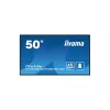iiyama Prolite 24/7 49,5", 3840x2160,16:9, 800cd/m2, 9,5ms,5000:1, HDMIx2/DP/USBx2/RS232C/RJ45, LH5065UHSB-B1AG