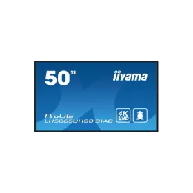  iiyama Prolite 24/7 49,5", 3840x2160,16:9, 800cd/m2, 9,5ms,5000:1, HDMIx2/DP/USBx2/RS232C/RJ45, LH5065UHSB-B1AG