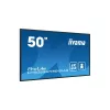 iiyama Prolite 24/7 49,5", 3840x2160,16:9, 800cd/m2, 9,5ms,5000:1, HDMIx2/DP/USBx2/RS232C/RJ45, LH5065UHSB-B1AG