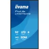 iiyama Prolite 24/7 49,5", 3840x2160,16:9, 500cd/m2, 9,5ms,5000:1, HDMIx3/DPx2/USBx2/RS232C/RJ45/IR LH5075UHS-B2AG