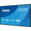 iiyama Prolite 24/7 49,5", 3840x2160,16:9, 500cd/m2, 9,5ms,5000:1, HDMIx3/DPx2/USBx2/RS232C/RJ45/IR LH5075UHS-B2AG